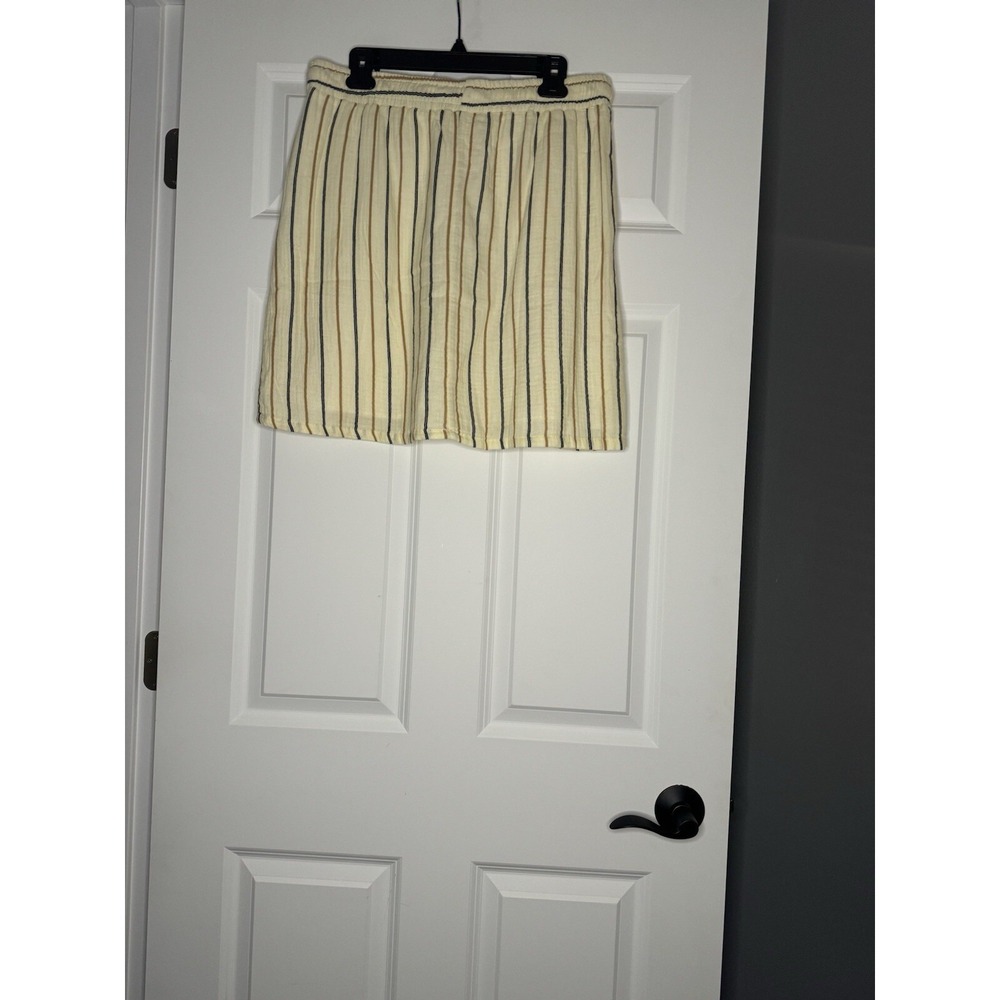Thread And Supply Striped Button Front Mini Skirt… - image 2